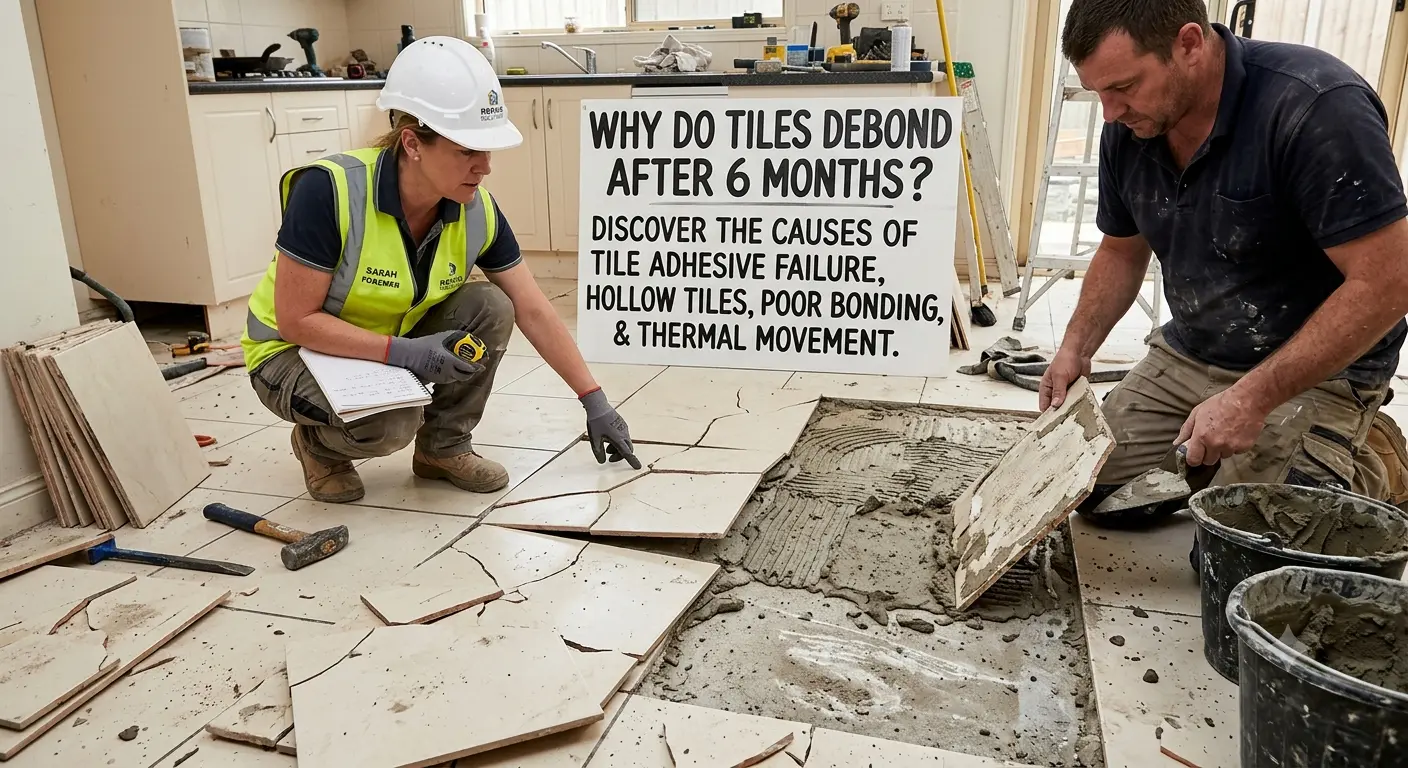 Why Tiles Start Debonding After 6 Months | Technical Analysis | ETAC